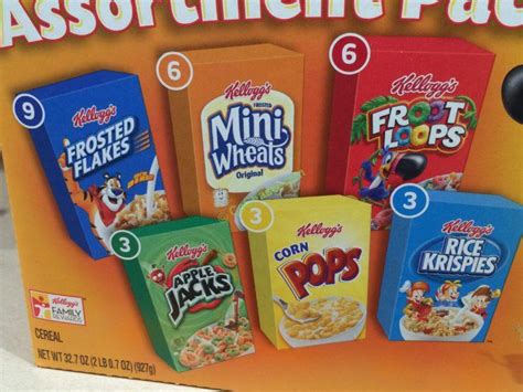 cereal bar metal box kelloggs|kellogg cereal costco variety pack.